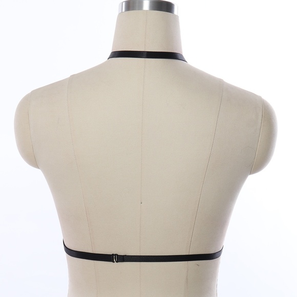 NEW MEN'S CHEST MINIMAL CHEST STRAP BDSM FETISH - Picture 2 of 2